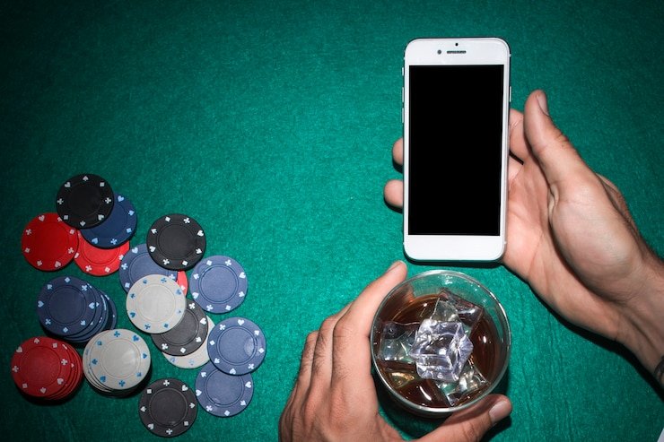 Meja Dragon Tiger dengan kartu yang ditampilkan dalam studio live bantoto